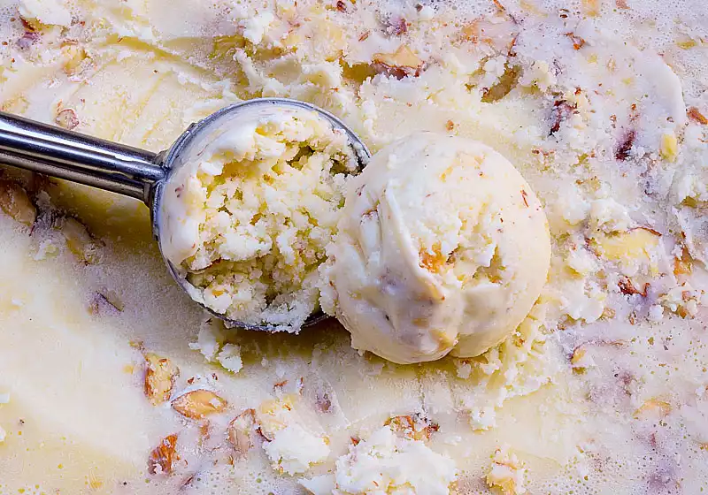 Brown Sugar and Toasted Almond Ice Cream