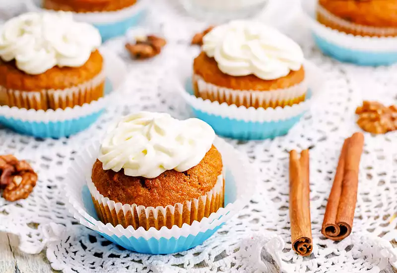 Carrot Raisin Cupcakes