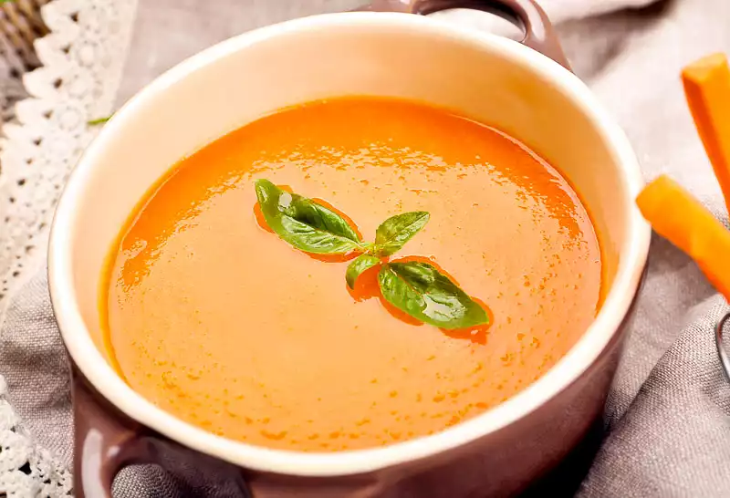 Spiced Sweet Carrot Soup