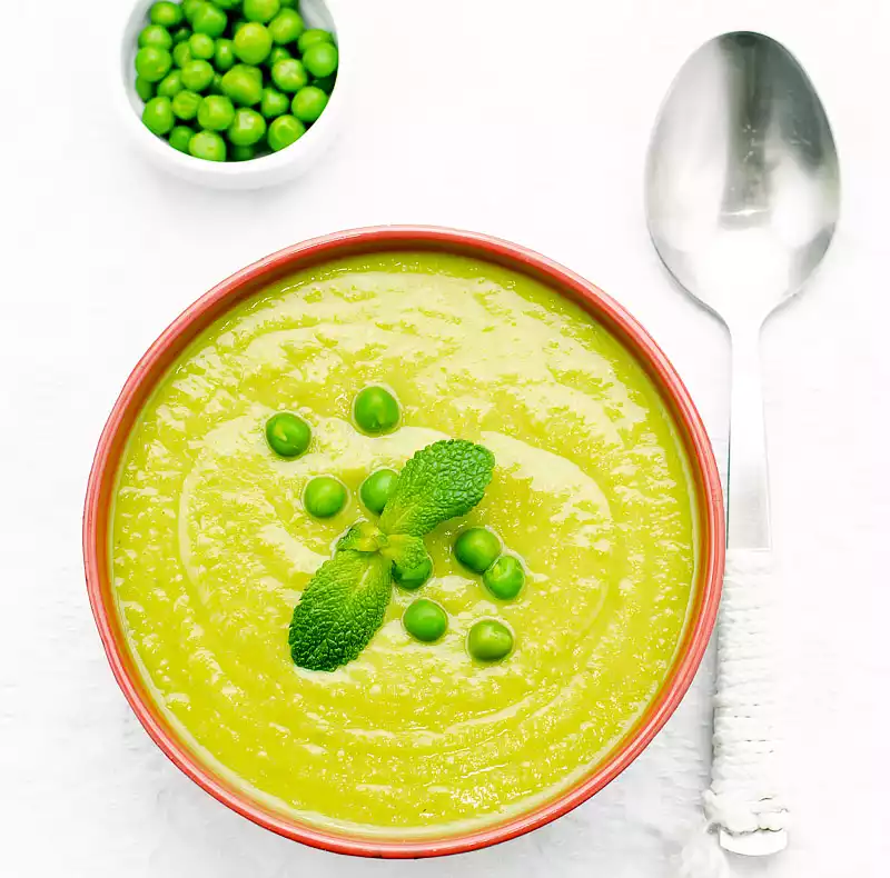 Chilled Green Pea Soup