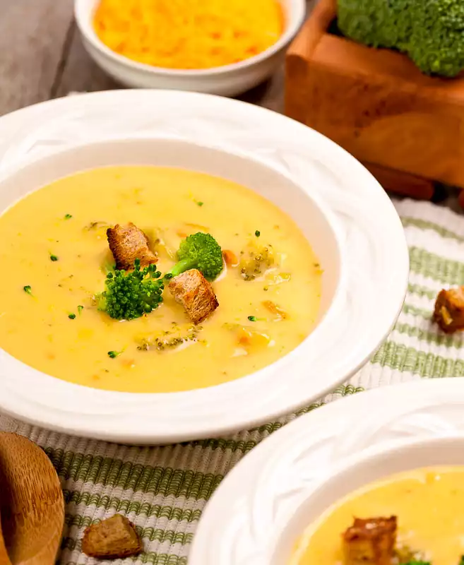 Broccoli Cheddar Beer Soup