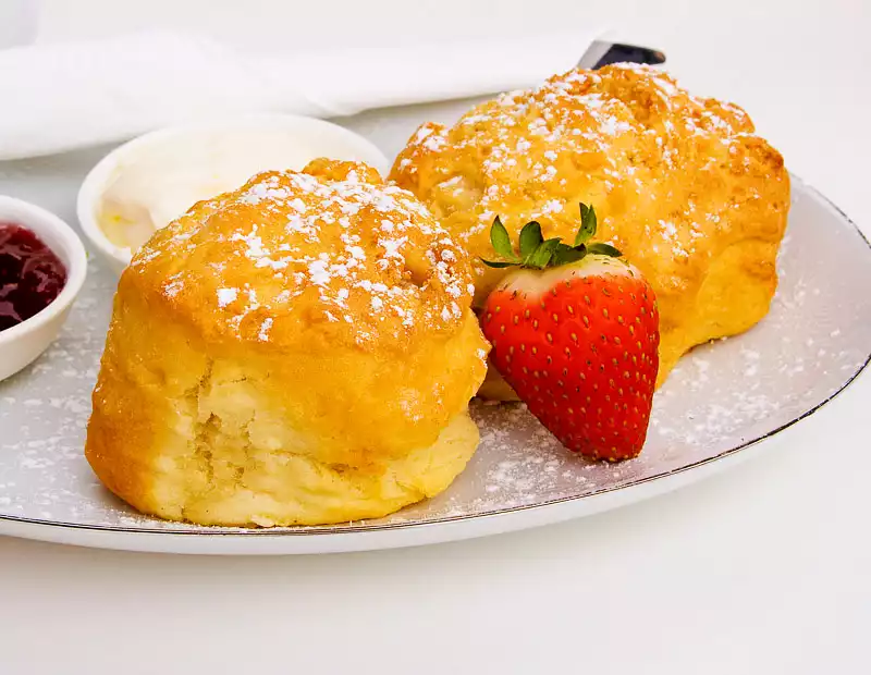 Honey and Lemon Balm Tea Biscuits