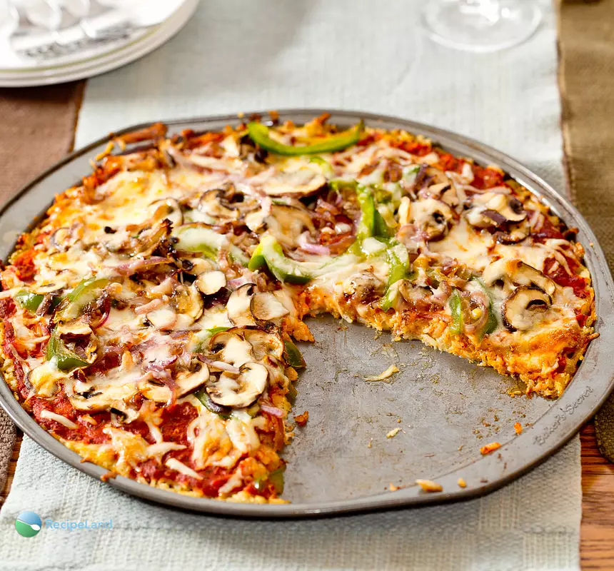 Pizza with Rice Crust (Gluten-free) Recipe