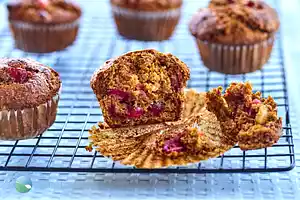 Maple Cranberry-Bran Muffins