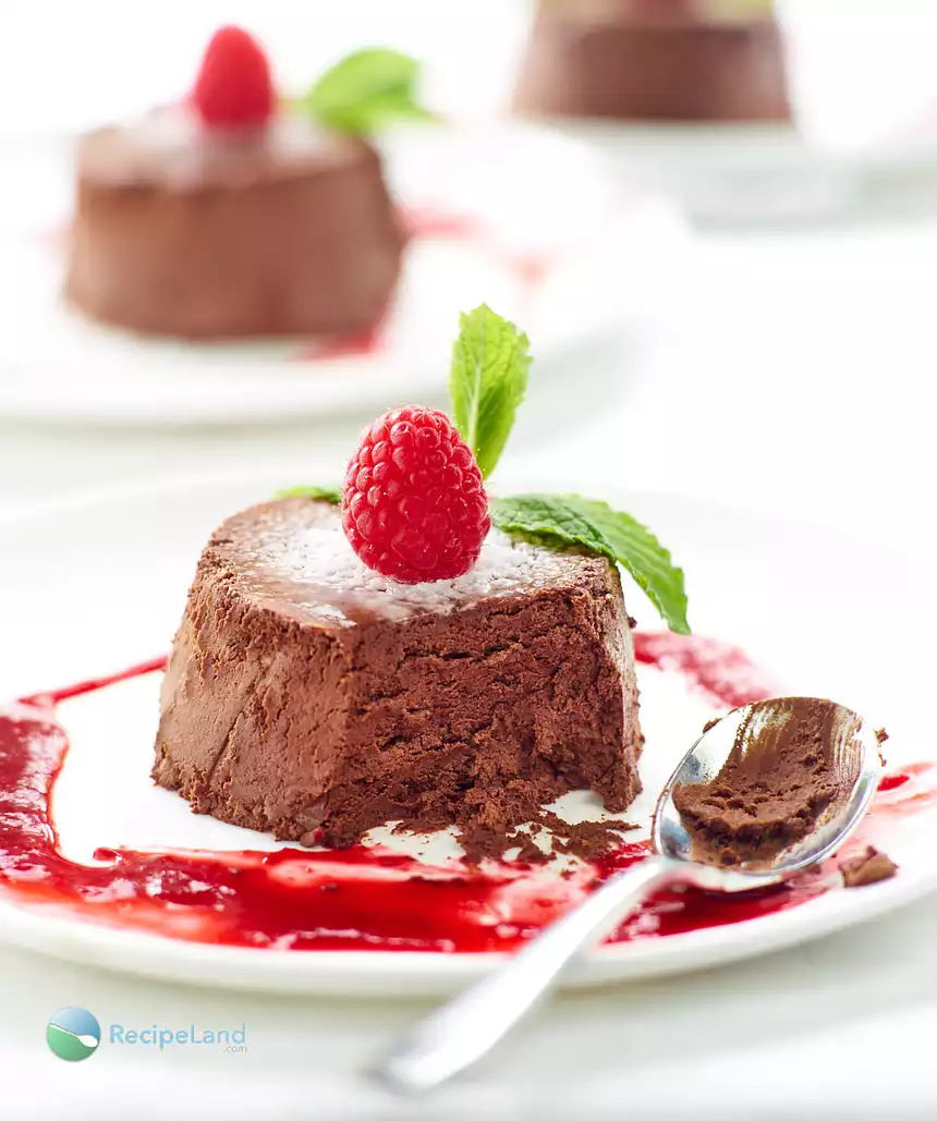 Chocolate Raspberry Mousse Domes - Home Cooking Adventure