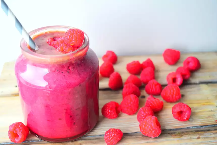 Raspberry & Cherry Smoothie