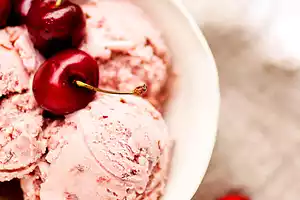 Cherry Cheesecake Ice Cream *