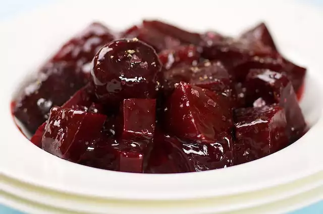 Beets Glazed with Orange Vinaigrette