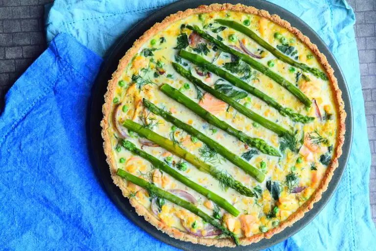 Salmon & Asparagus Tart