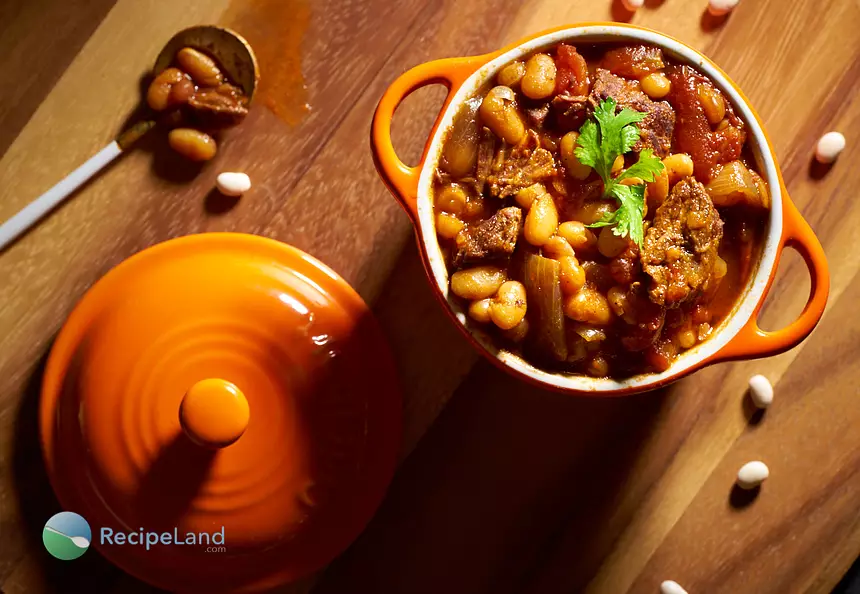 Beef Chili with Navy Beans Recipe