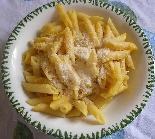 Pasta Penne with Pumpkin Sauce