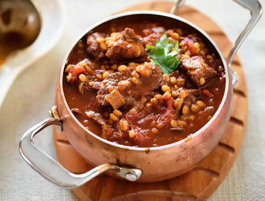 Hungarian Beef & Barley Stew (Instant Pot)