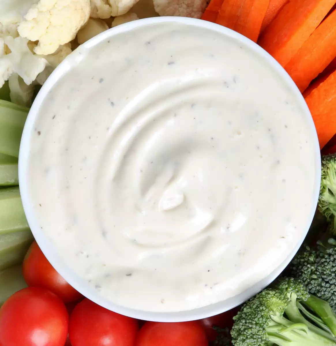 salad dressing, creamy ranch