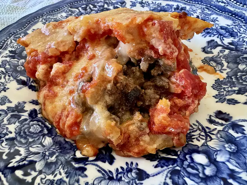 Quick Bisquick Upside-Down Pizza