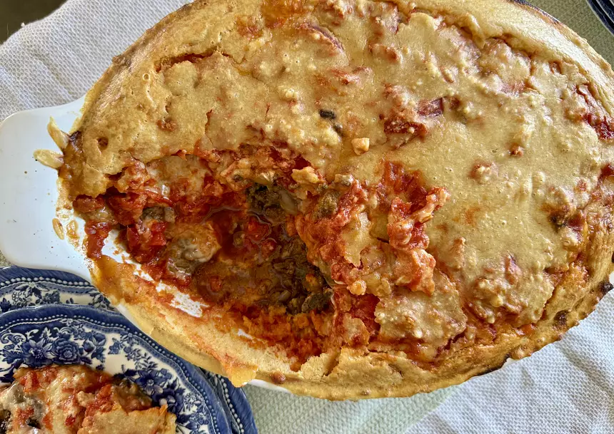 Quick Upside-Down Pizza