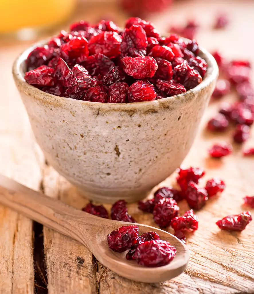 cranberries, dried