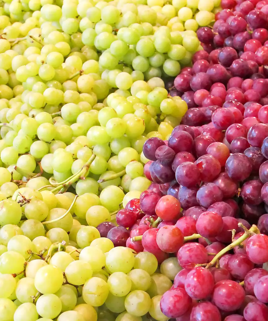 grapes, seedless