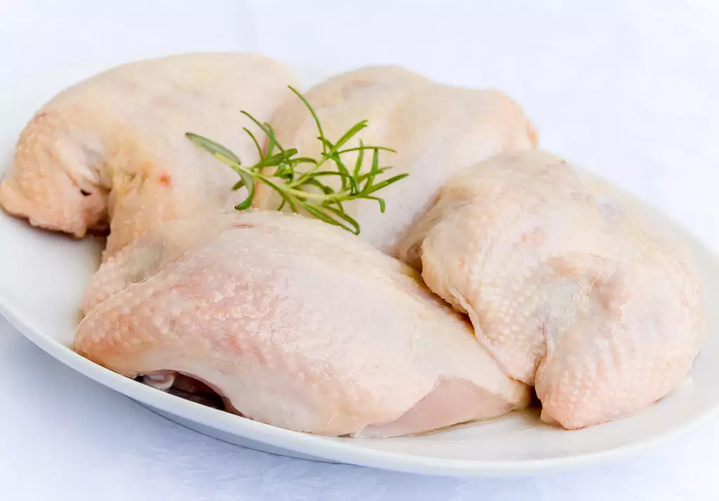 chicken breast halves, boneless, skin-on