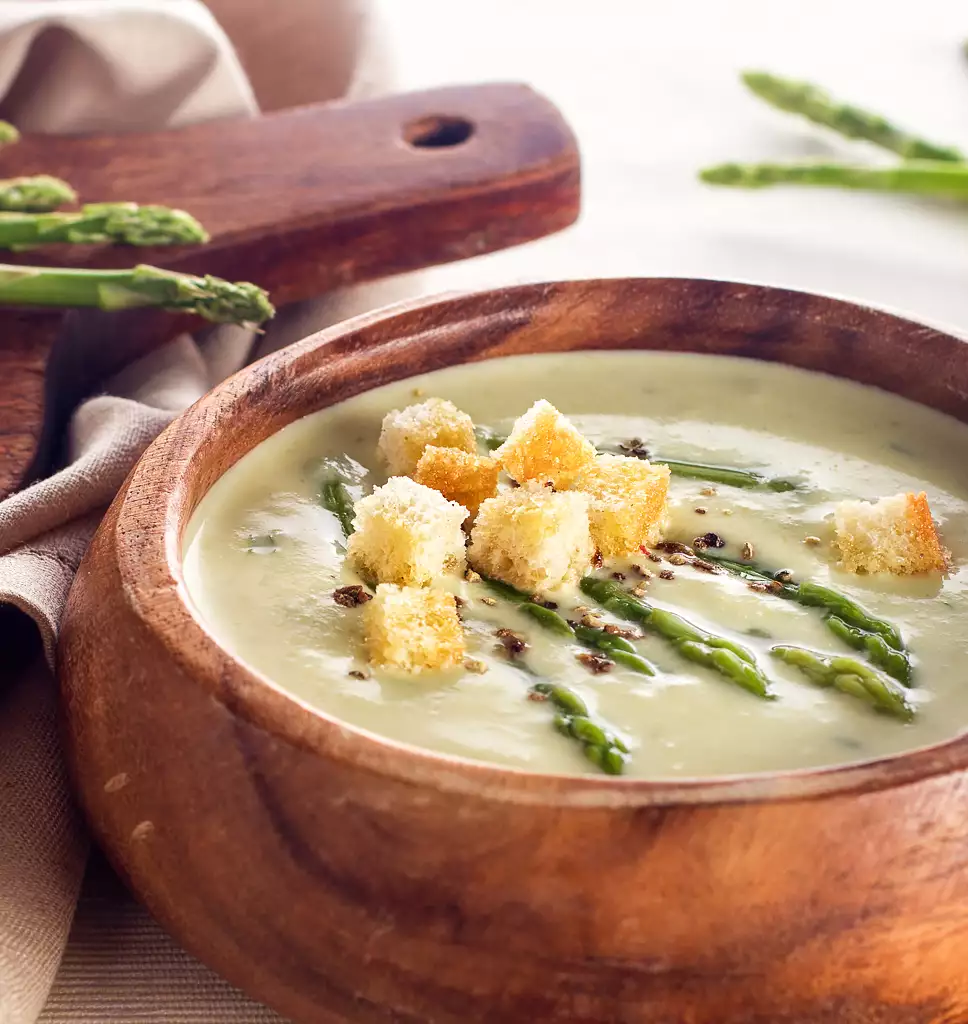 soup, cream of asparagus