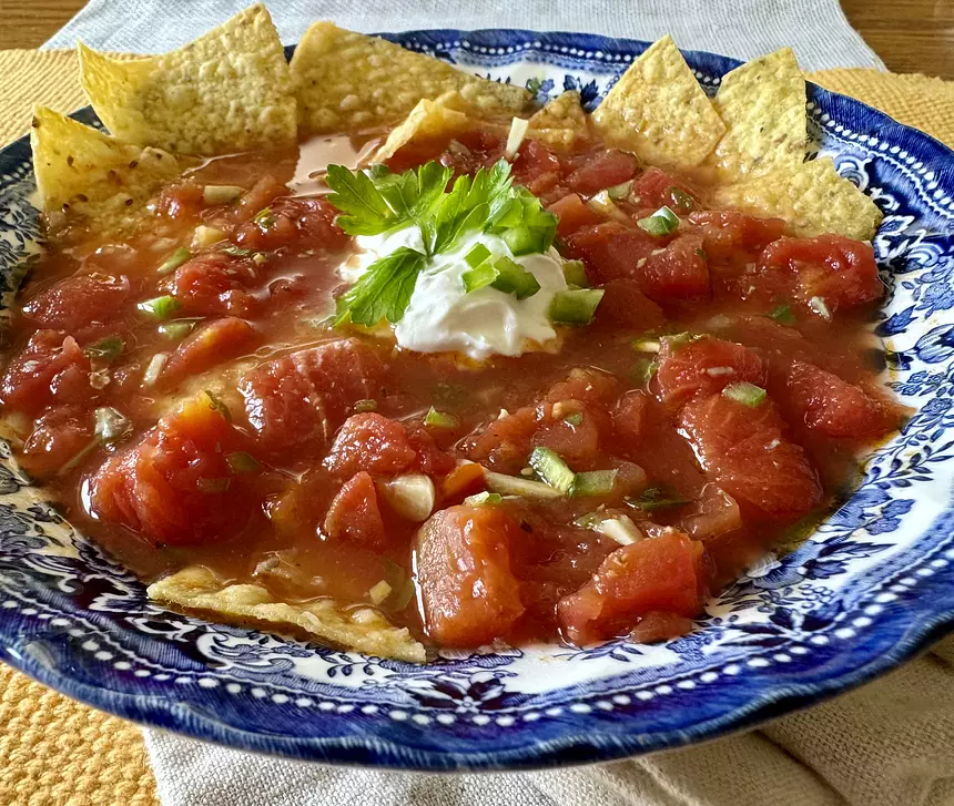 Mexican Tomato Lime Soup