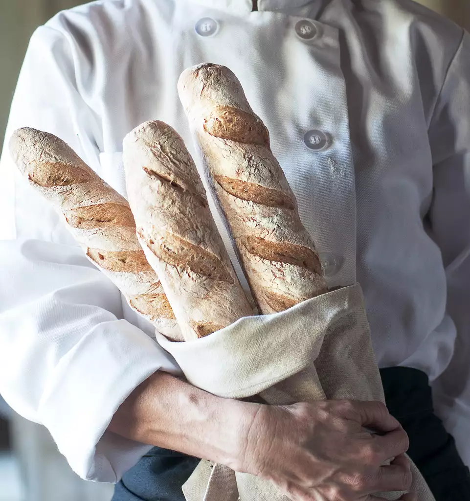 bread, french baguette