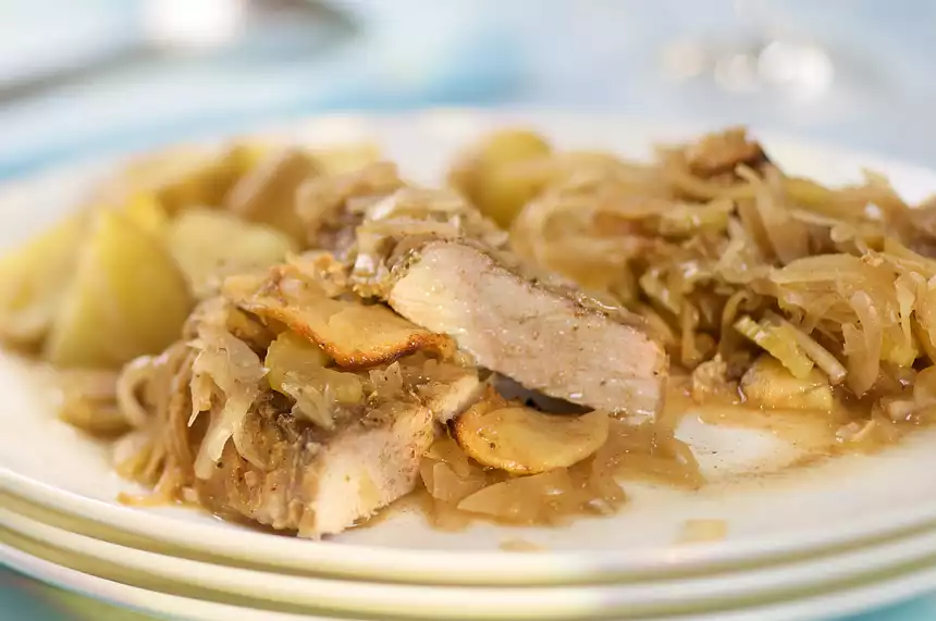 Amazing Baked German Pork Chops