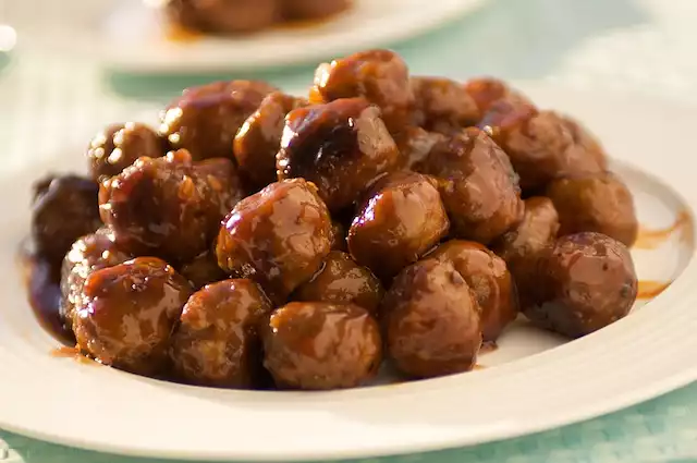 Honey Garlic Glazed Meatballs