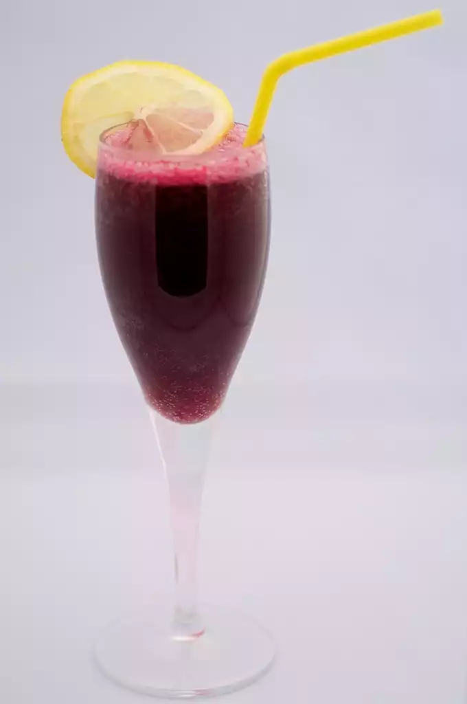 Blueberry Ginger Bellini