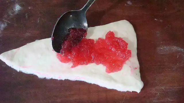 Homemade Strawberry Jam Filled Buns
