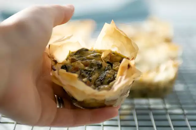 Spinach and Feta Phyllo Muffins