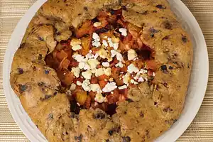 Roasted Root Vegetable Galette with Black Olives