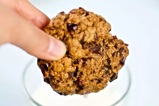 Dark Chocolate Chunks and Dried Mango Cookies