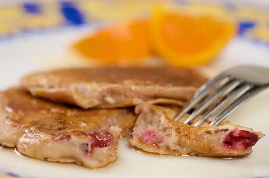 Breakfast Easy Cranberry Pancakes