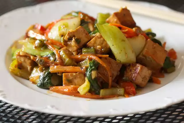 Asian Tofu Stir Fry with Vegetables