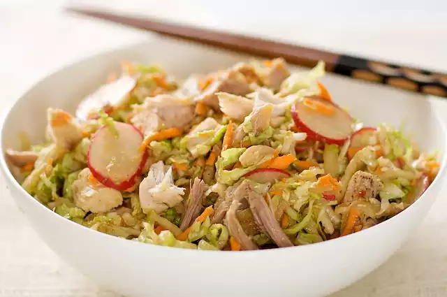 Asian Style Leftover Turkey Salad