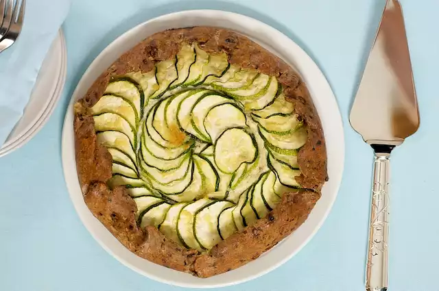 Triple Cheese and Zucchini Galette