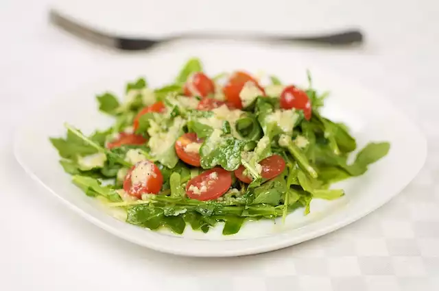 Arugula Salad With Lemon Parmesan Dressing