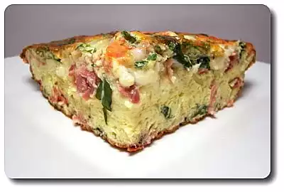 Bacon and Mozzarella Frittata