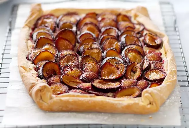 Phyllo Plum Tart