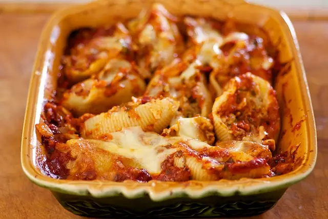 Beef Stuffed Shells for Two Recipe