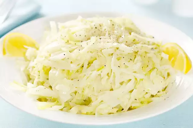 Lemon Cream Braised Cabbage