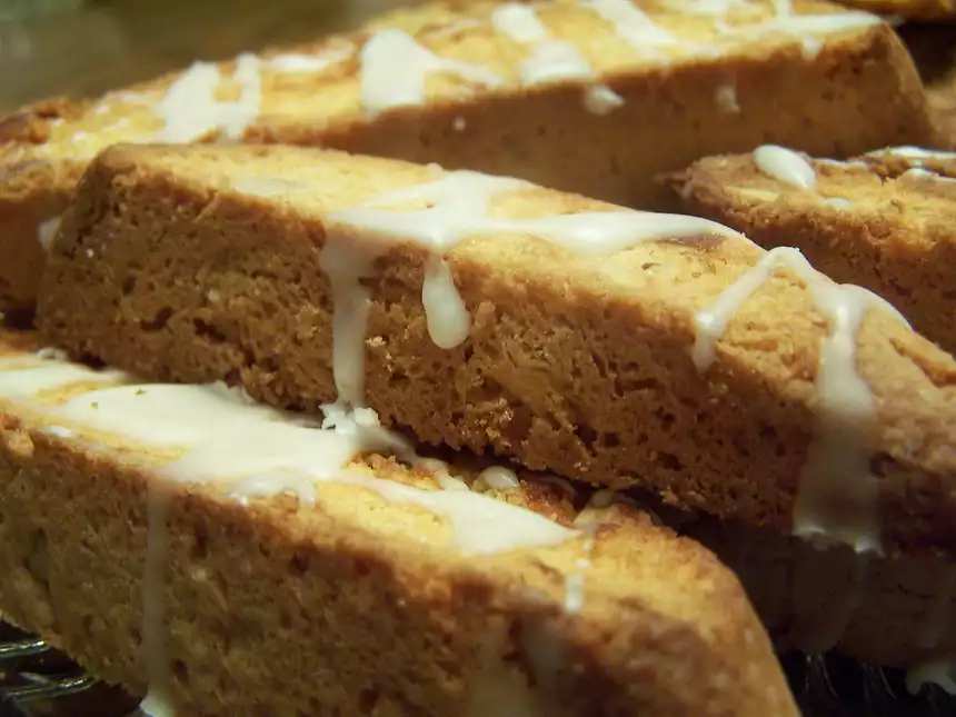 Almond Ginger Biscotti