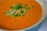 Carrot-Peanut Soup (Lacto Vegetarian)