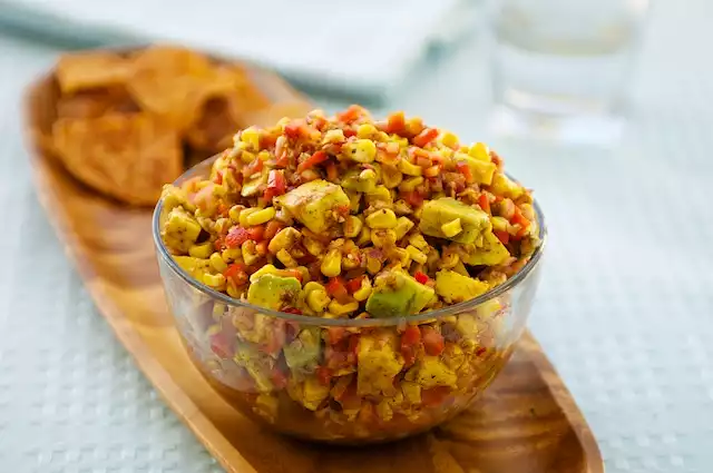 Roasted Corn and Avocado Salsa