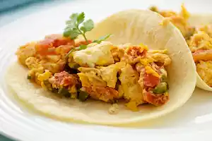 Huevos Revueltos a la Mexicana (Mexican Scrambled Eggs)