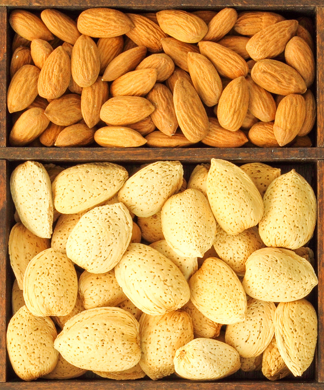 whole almonds