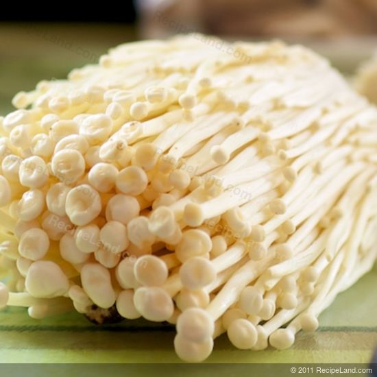 enoki mushrooms