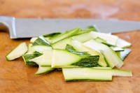 sliced zucchini