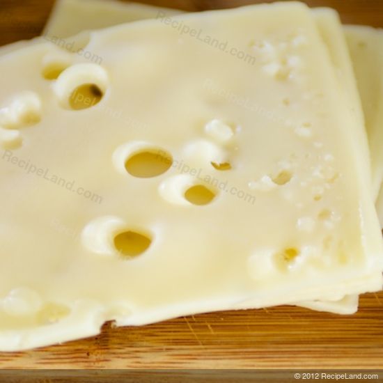 Swiss cheese slices