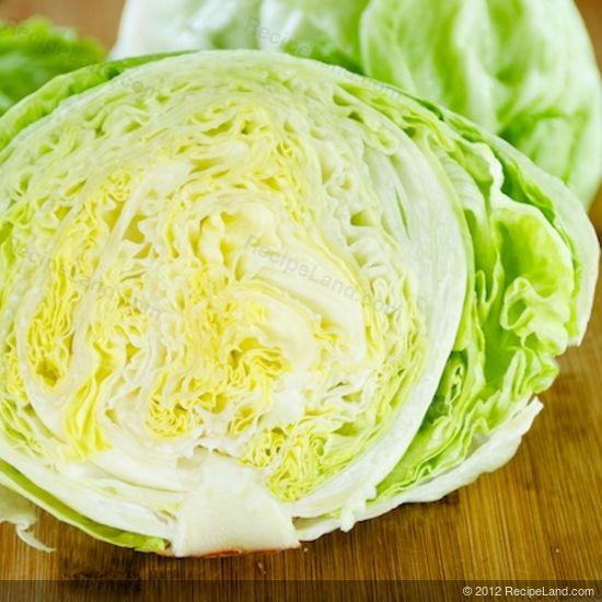 iceberg lettuce half